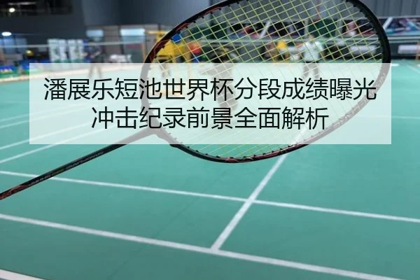 潘展乐短池世界杯分段成绩曝光 冲击纪录前景全面解析